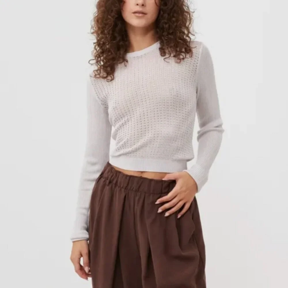 NWT Free People H2o crew pullover- color:found moon - size L - Picture 2 of 8